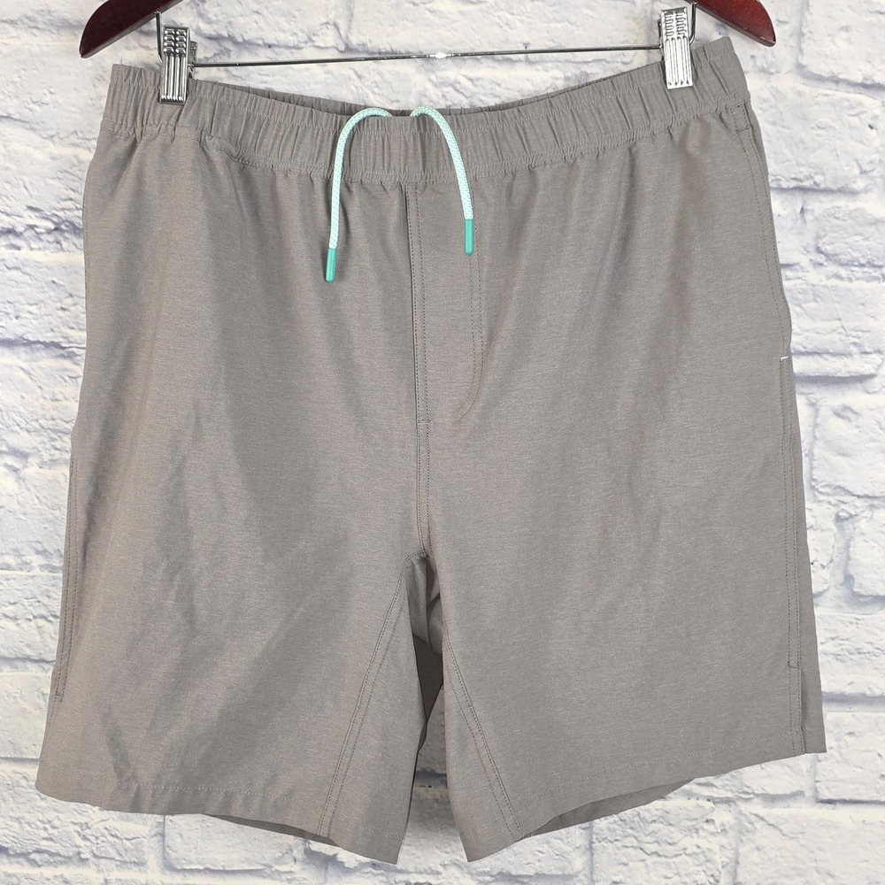 Myles Apparel Everyday Shorts Mens Grey 8 Inch Inseam Athletic Gym Hiking Large